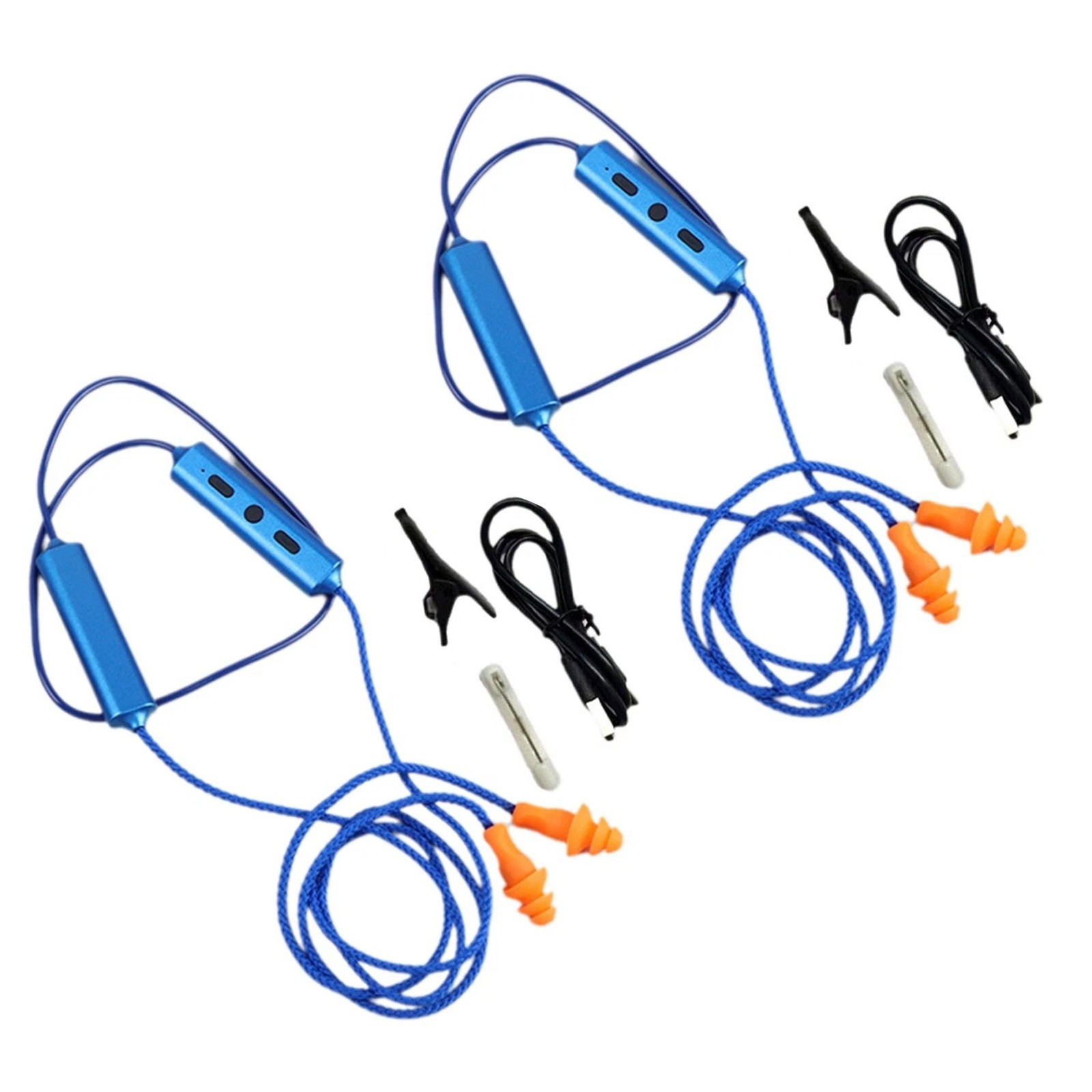 2-Set High Quality Bluetooth Ear Plugs for Laptops, Phones & Bluetooth Devices