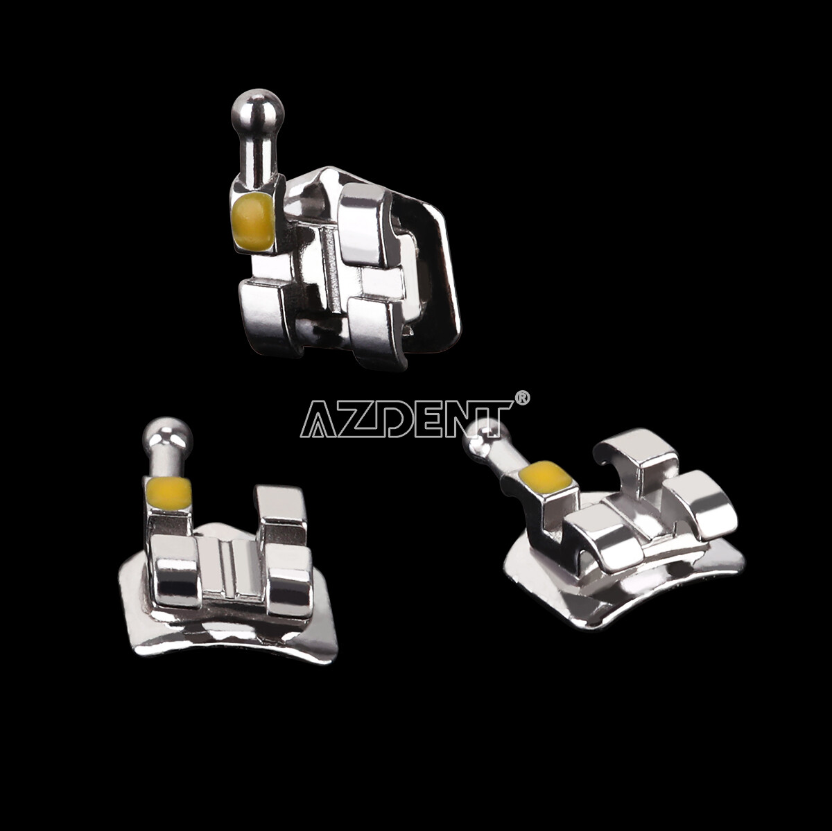AZDENT Dental Orthodontics Bracket Brace Mini/Standard Roth.018/.022 Hooks 345/3