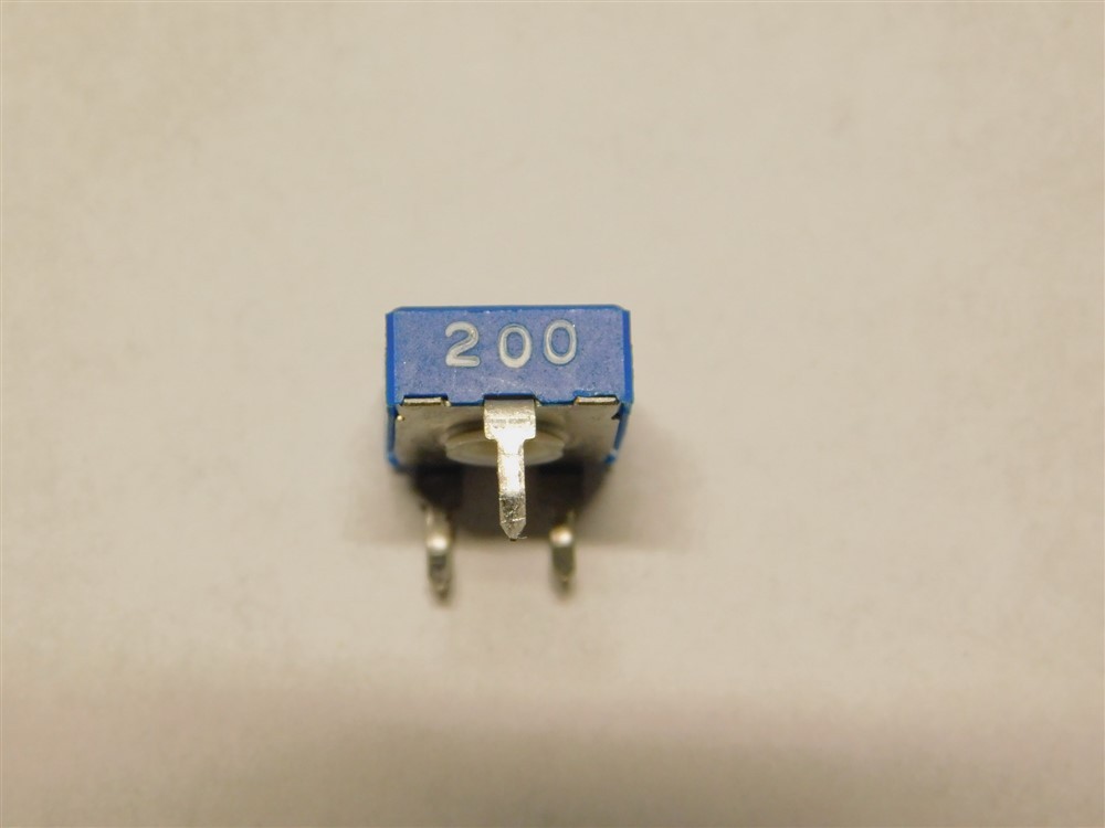 20 ACP CA9PV10-200A2020 200 Ohm 20% Rotor P Linear Taper 9mm Carbon Trimmer Pots