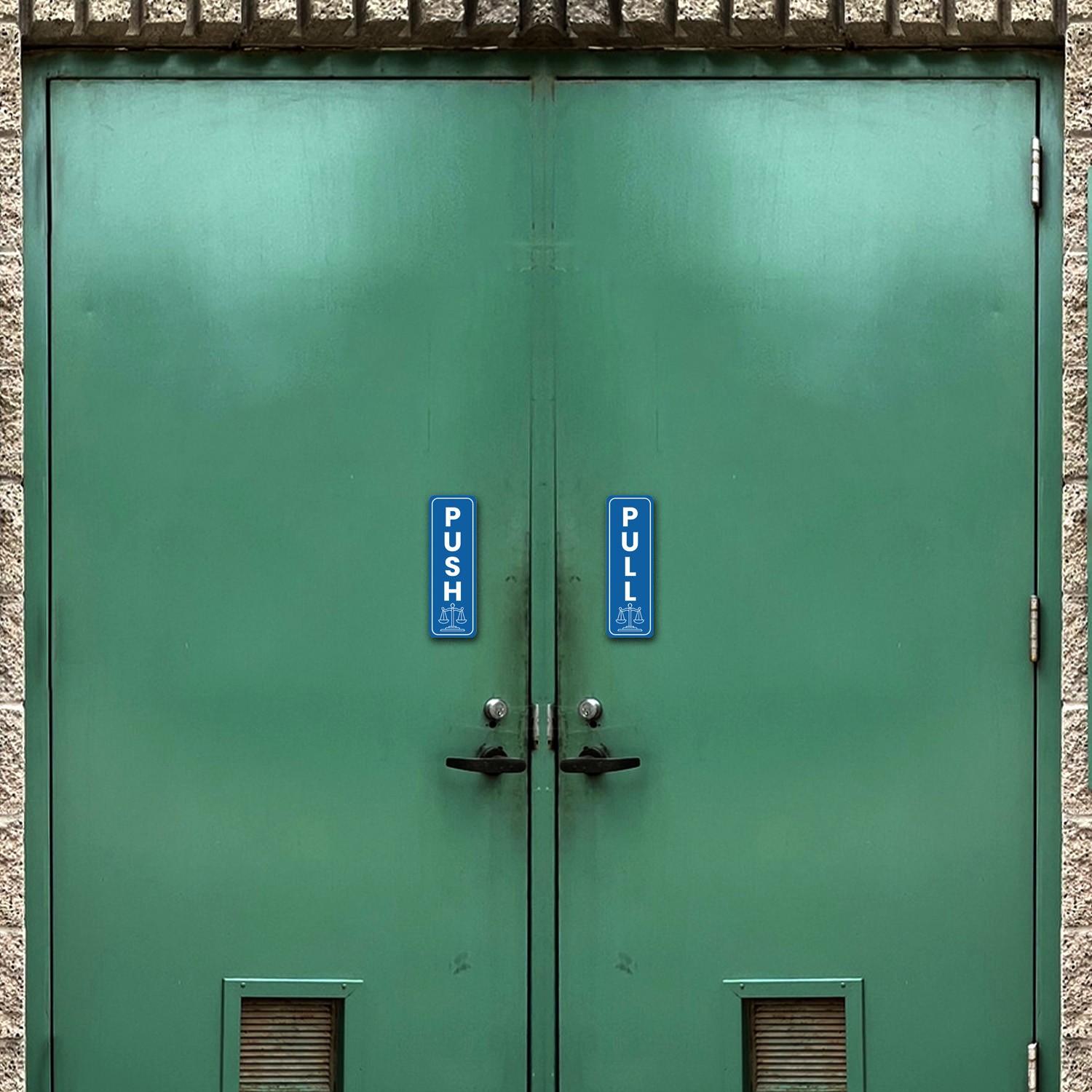 Signs ByLITA Vertical Push and Pull Door Signs (Legal Office) Door Sign