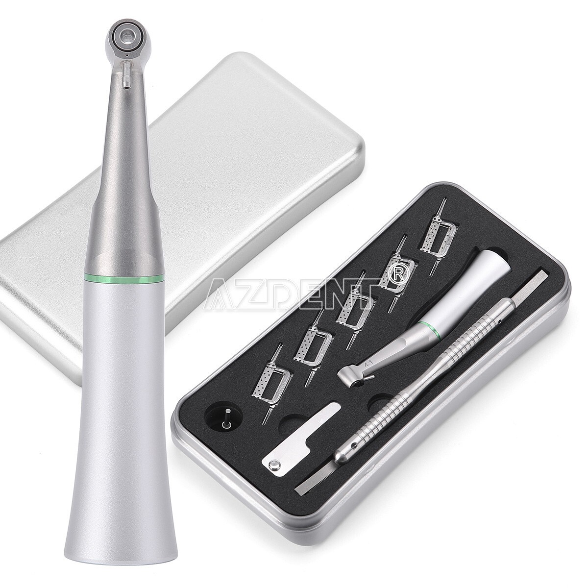 AZDENT Dental 4:1 Reduction IPR Contra Angle Handpiece Interproximal Strips Kit