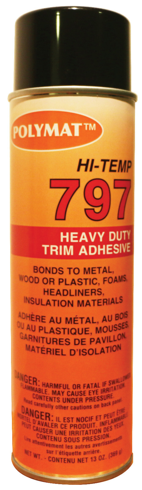 Polymat 797 High-Temp Adhesive Auto Vehicle Glue BONDS HEADLINER to FOAM
