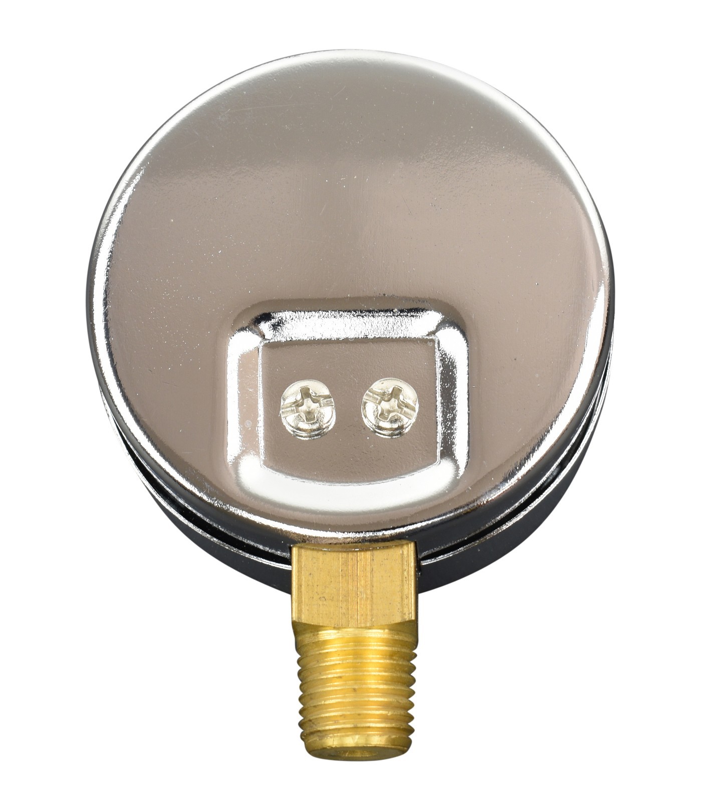 2″ Pressure Gauge – Chrome Plated Steel Case, 1/4″ NPT, Lower Mnt. 100 PSI