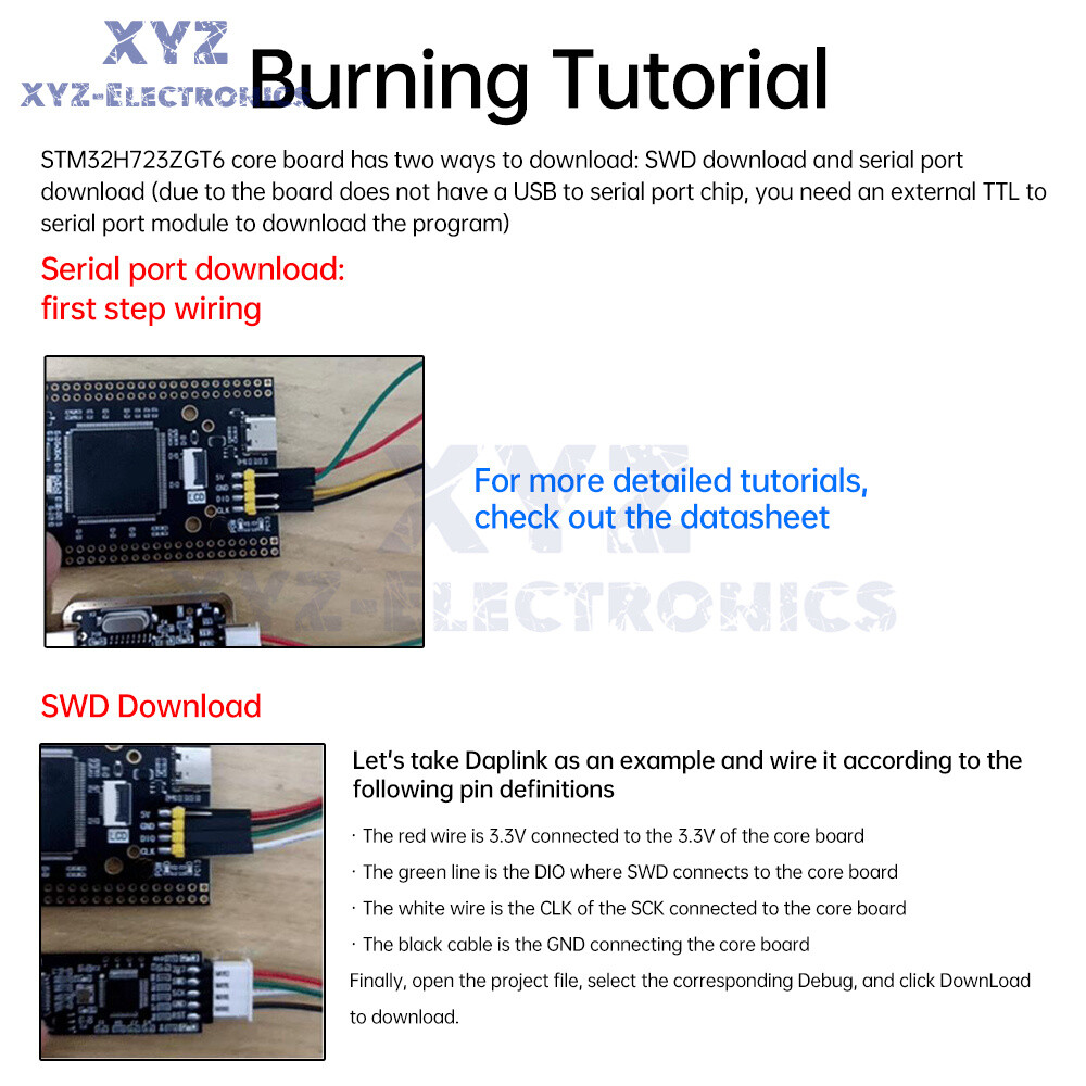 STM32H723ZGT6 Development Board STM32H723 Core Board STM32 System Learning Board