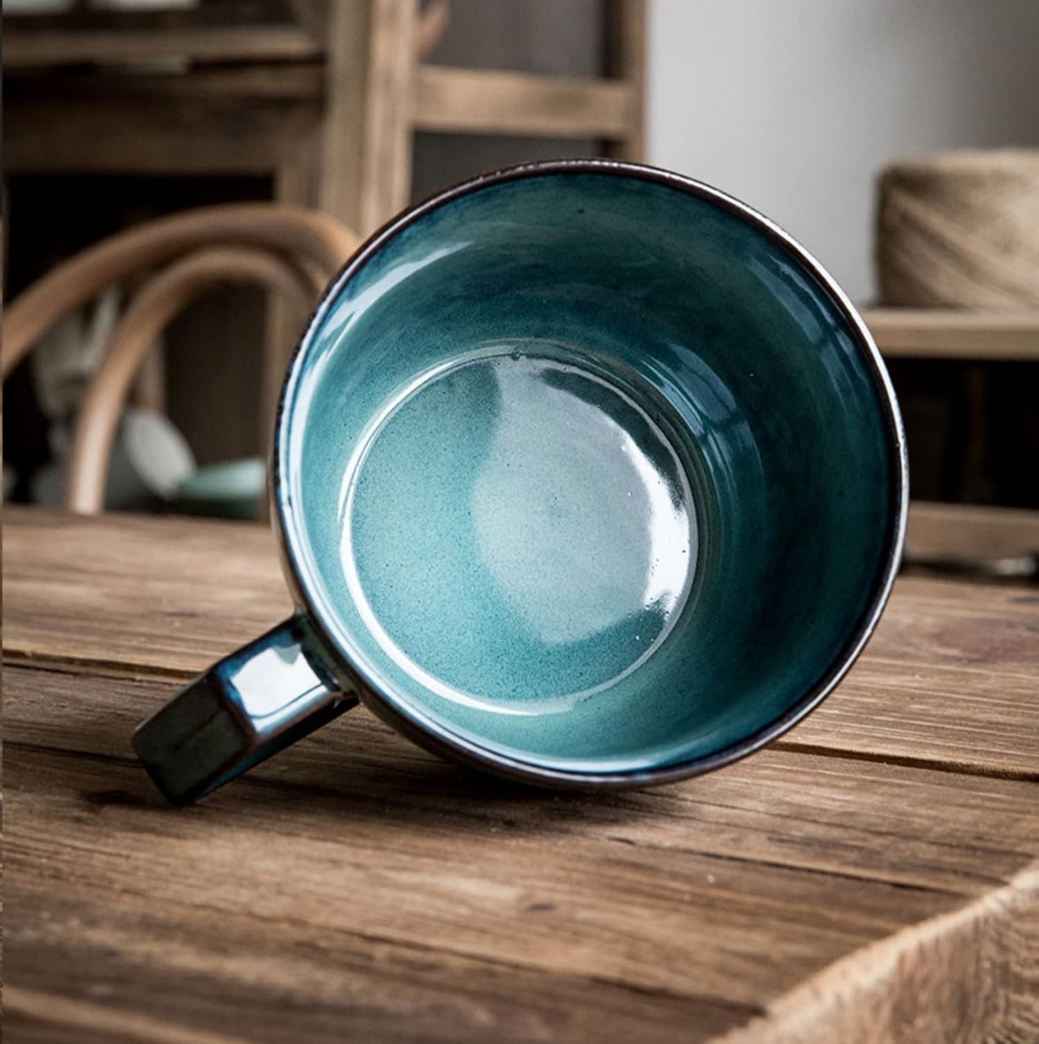 Large Soup Bowl with Handle, 700ml Coffee Mug, Cereal Breakfast Cup, Suitable