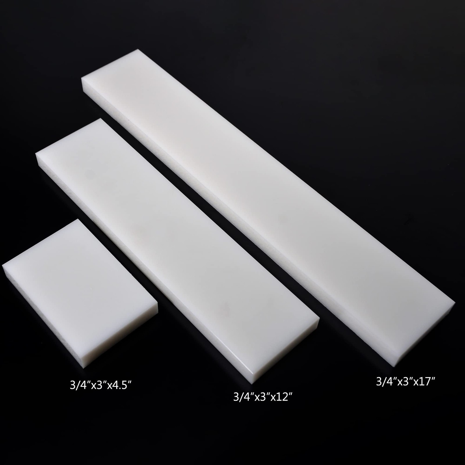 HDPE Block Black PE Polyethylene Rectangular Solid Plastic Tapping Block High…