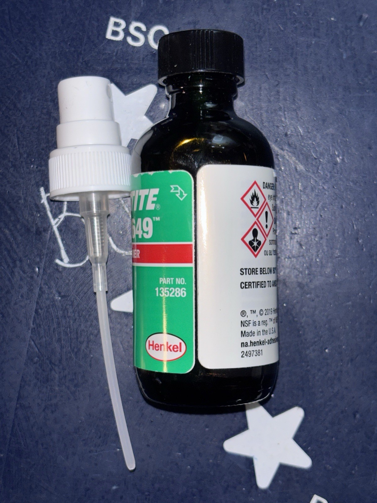 USA Loctite SF 7649 PRIMER 1.75 FL. OZ (52mL) 135286 USA