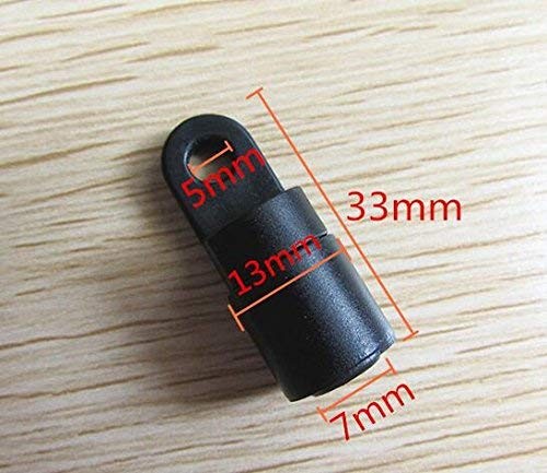 (Pack of 30) 1/4″ Rope Terminal for 1/4″ Bungee Elastic Shock Cord Pad Hook E…
