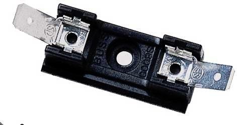 COOPER BUSSMANN BK/S-8202-1-R FUSE BLOCK, 6.3 X 32MM, BOLT-IN MOUNT (1 piece)