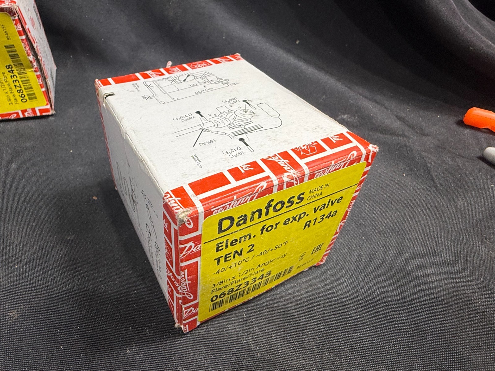 Danfoss 068Z3348 Thermostatic Expansion Valve TE2 TEN2 R134a R513A External NIB