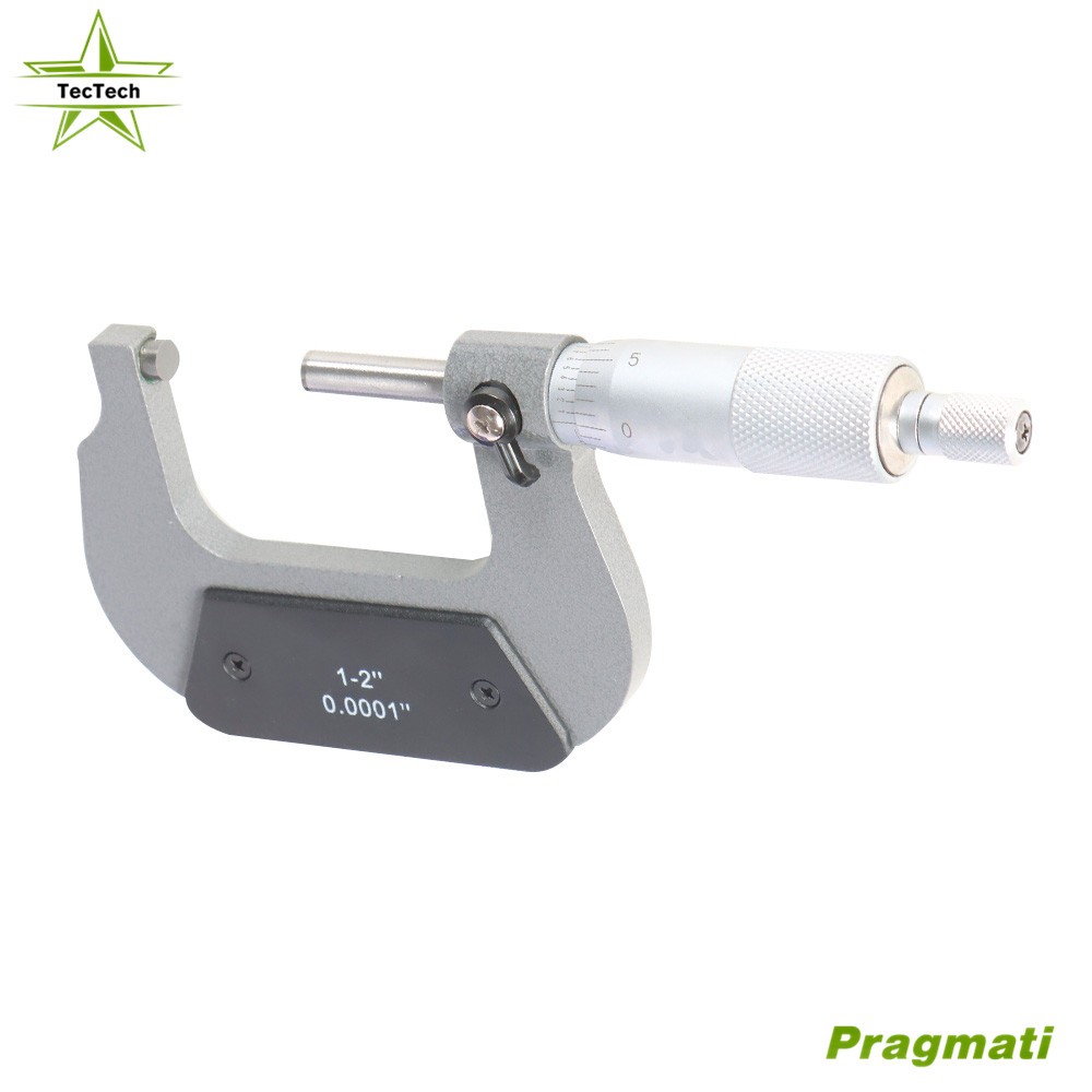 1-2″ Precision Outside Micrometer 0.0001″ graduation reading Carbide Tipped