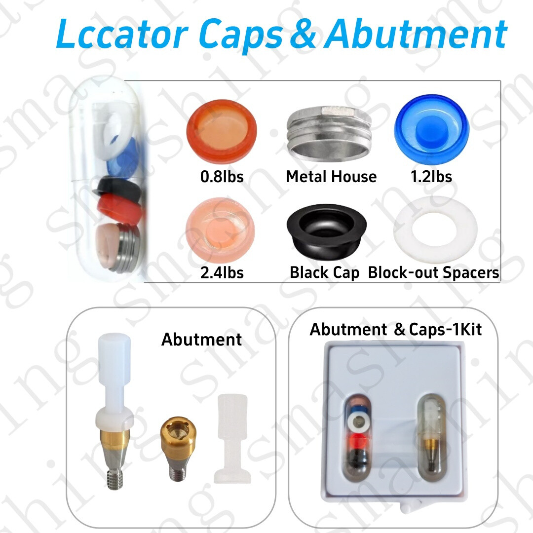Dental Abutment Retentive Caps Inserts Locator Implant Metal Housing Caps OSSTEM