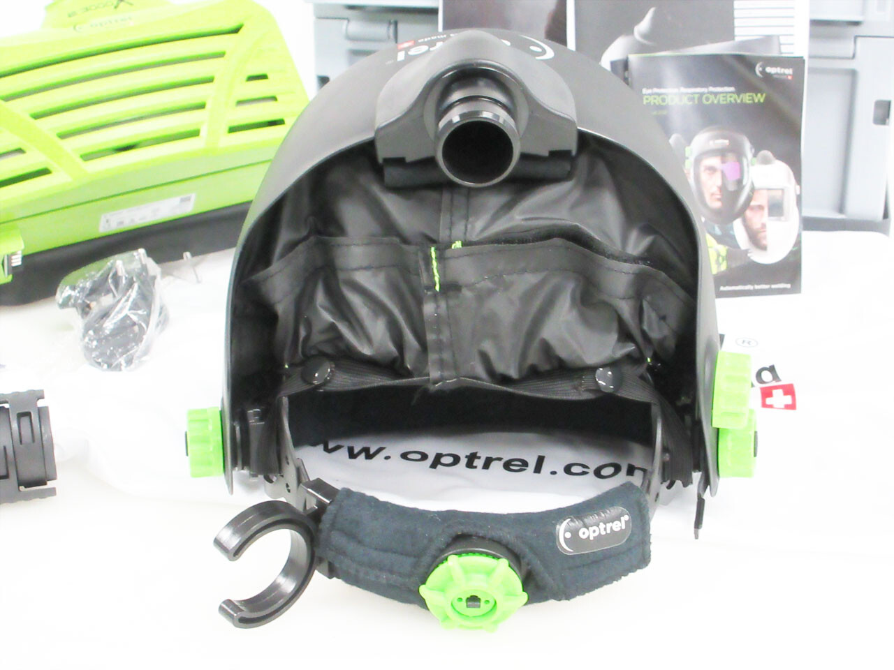 OPTREL CLEARMAXX HELMET & PAPR E3000X SYSTEM UP TO 18 HOUR BATTERY 4900.251 CASE