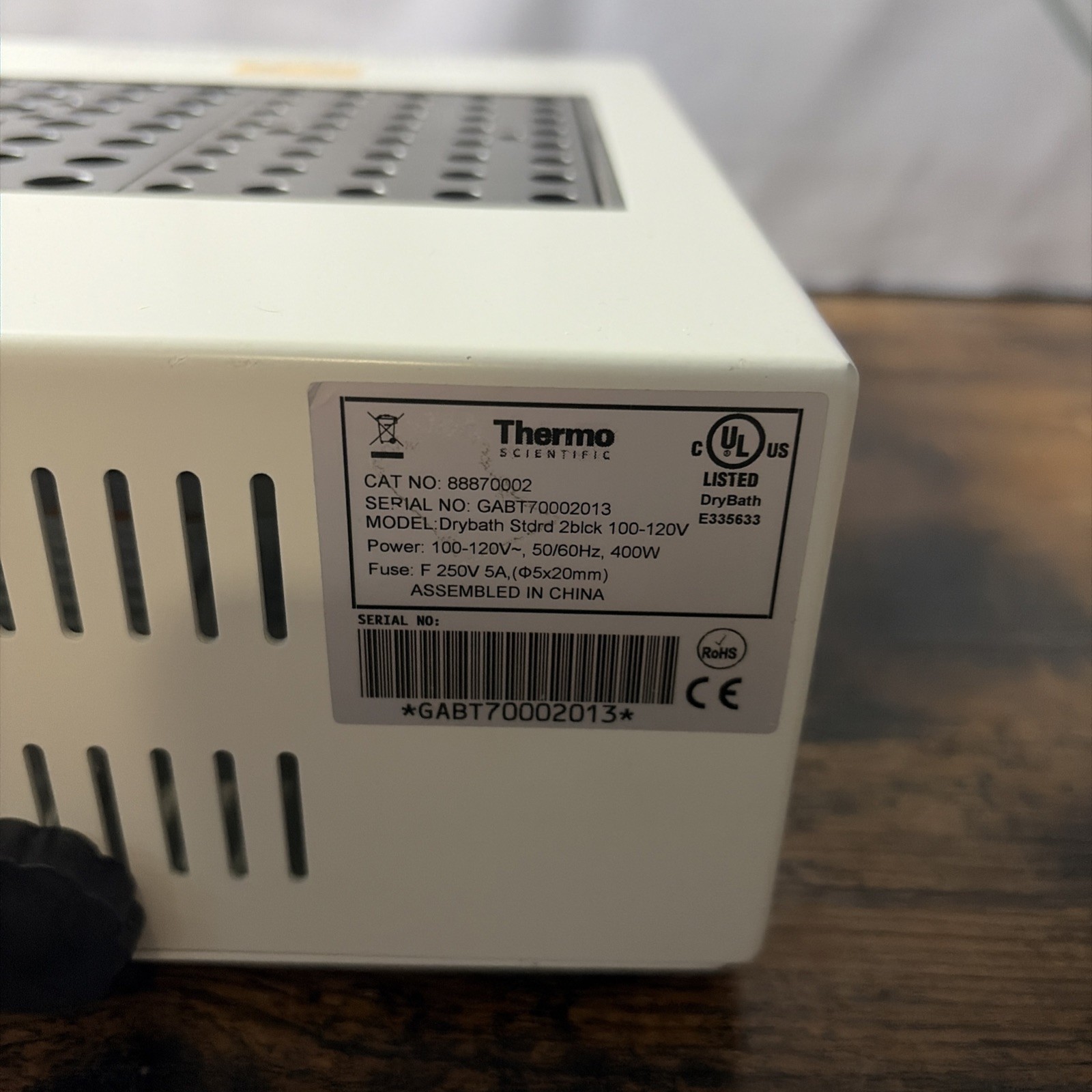 Thermo Scientific Digital Heat Block TESTED BLOCK included