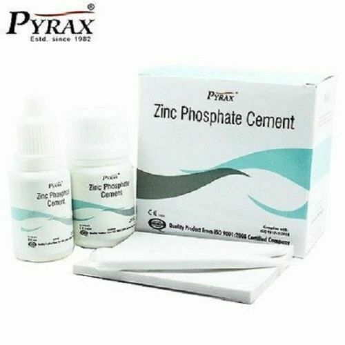 2X PYRAX Zinc Phosphate Cement Permanent Tooth Filling Fixation kit free ship