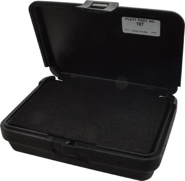 Platt 8-1/2″ Wide x 2-1/2″ High, Clamshell Hard Case Black, Polyethylene