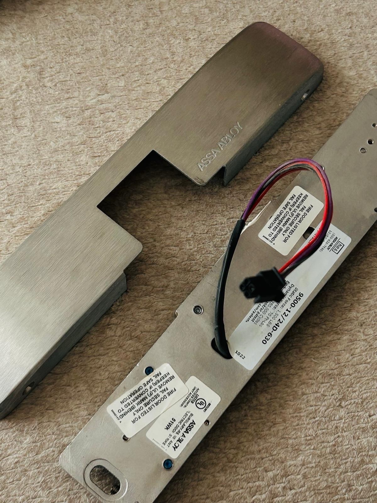HES 9600 Surfaced Mounted Electric Strike ASSA ABLOY 3/4” Rim Exit