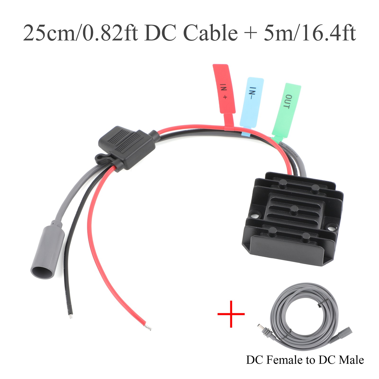 For Starlink MINI DC power boost converter With fuse 12V/24V to 30V 3.5A