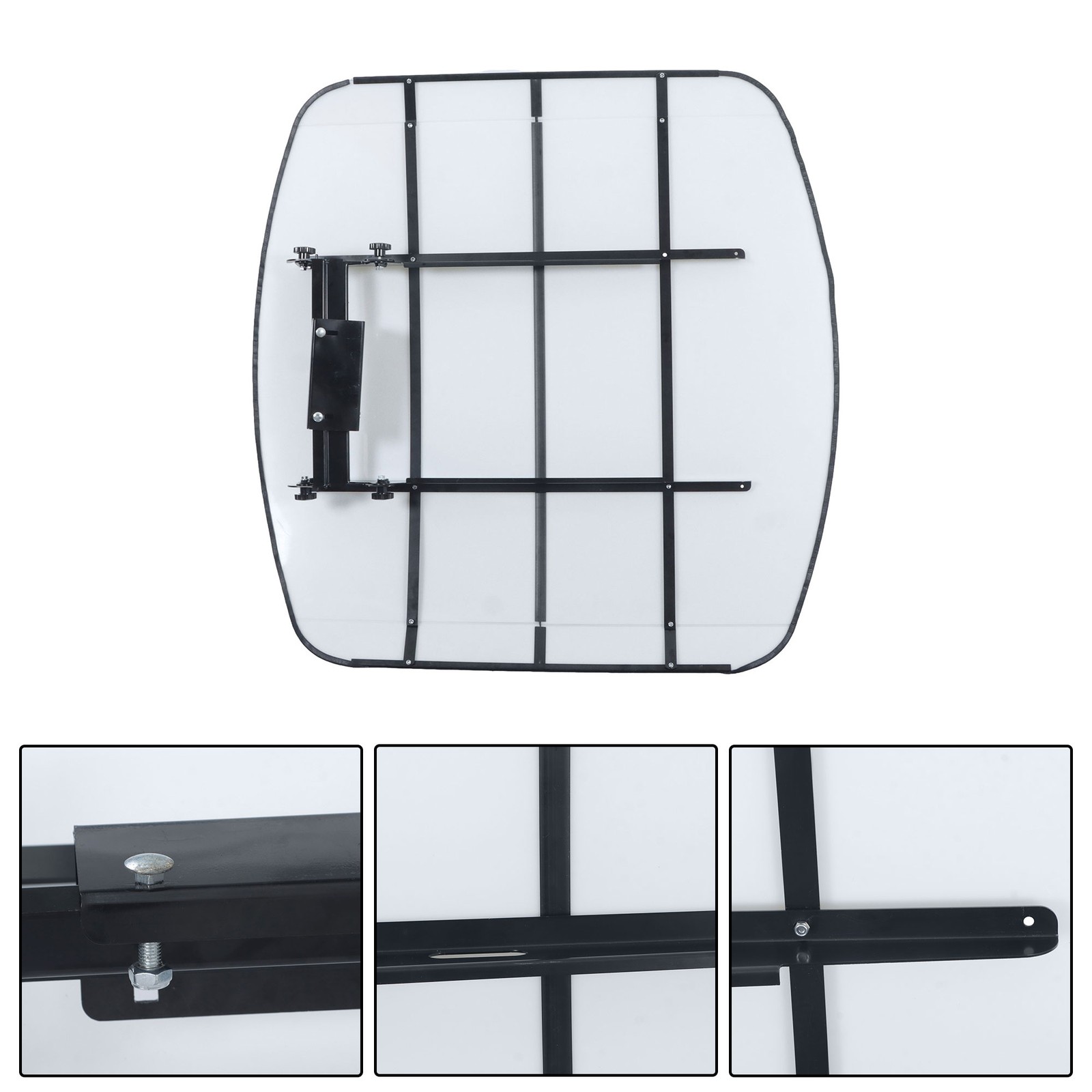 52″ X 52″ White For John Deere 2″ x 2″ or 2″ x 3″ ROPS Tuff Top Tractor Canopy