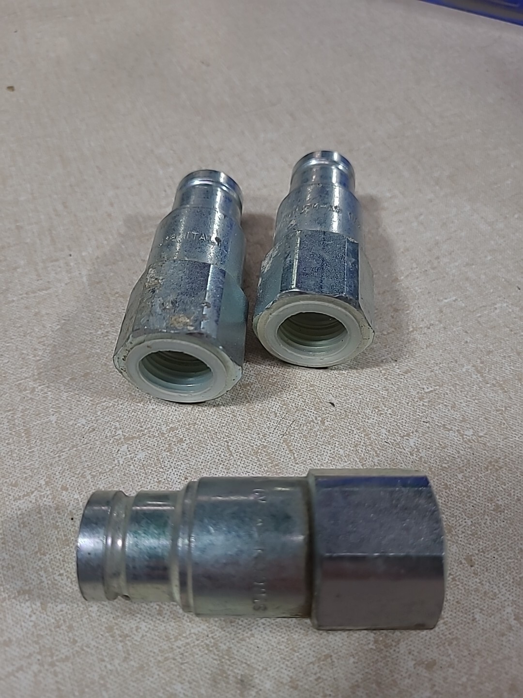 STUCCHI M-A9 1/2 FLAT FACED COUPLER FREE SHIPPING 3-pack