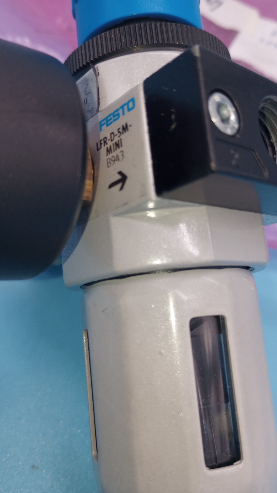 FESTO LFR-D-5M-MINI B943 REGULATOR + WITH PRESSURE GAUGE