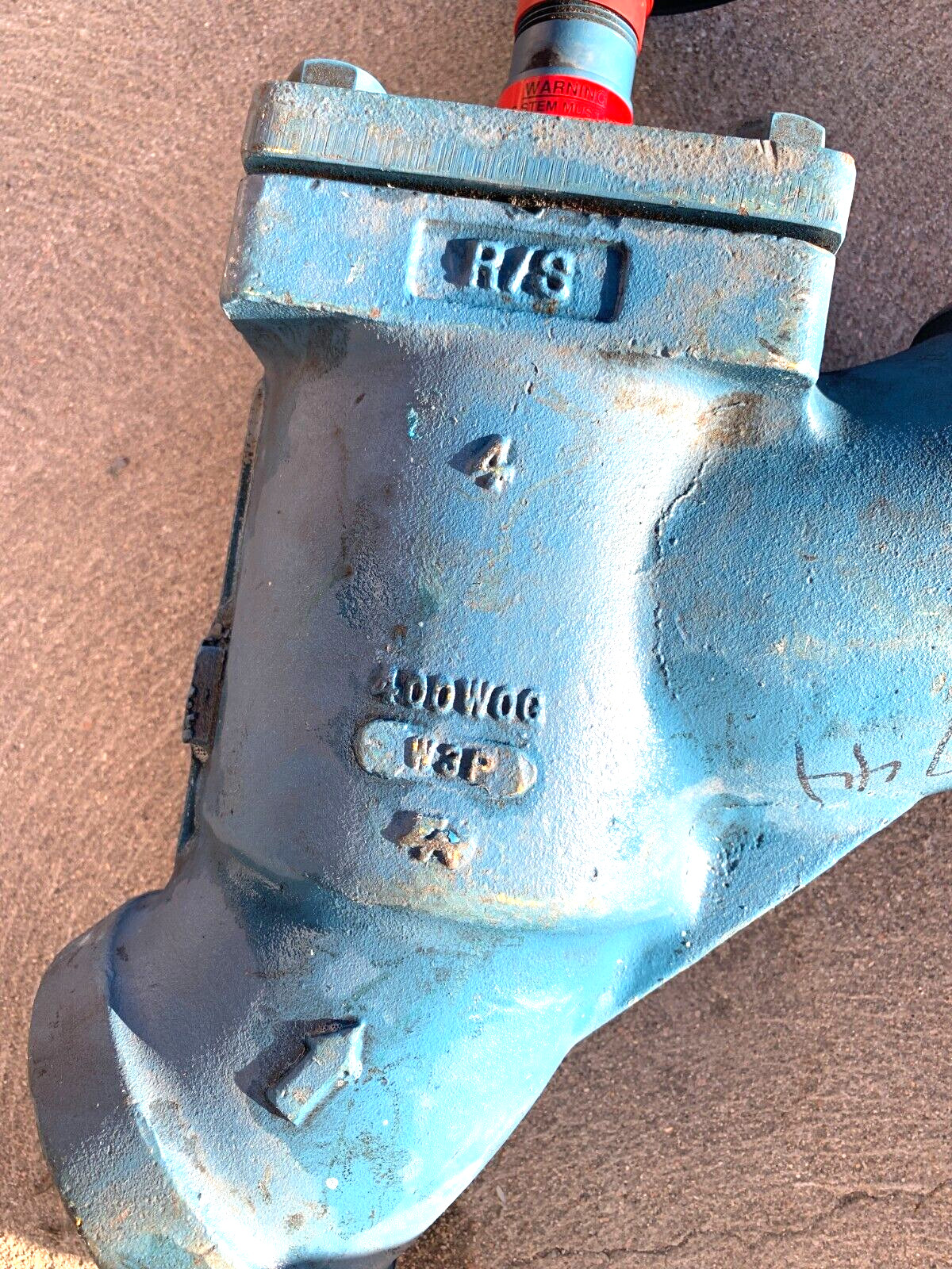 Parker Shut-Off Valve SW 100mm 4 IN 400 WP R/S Division