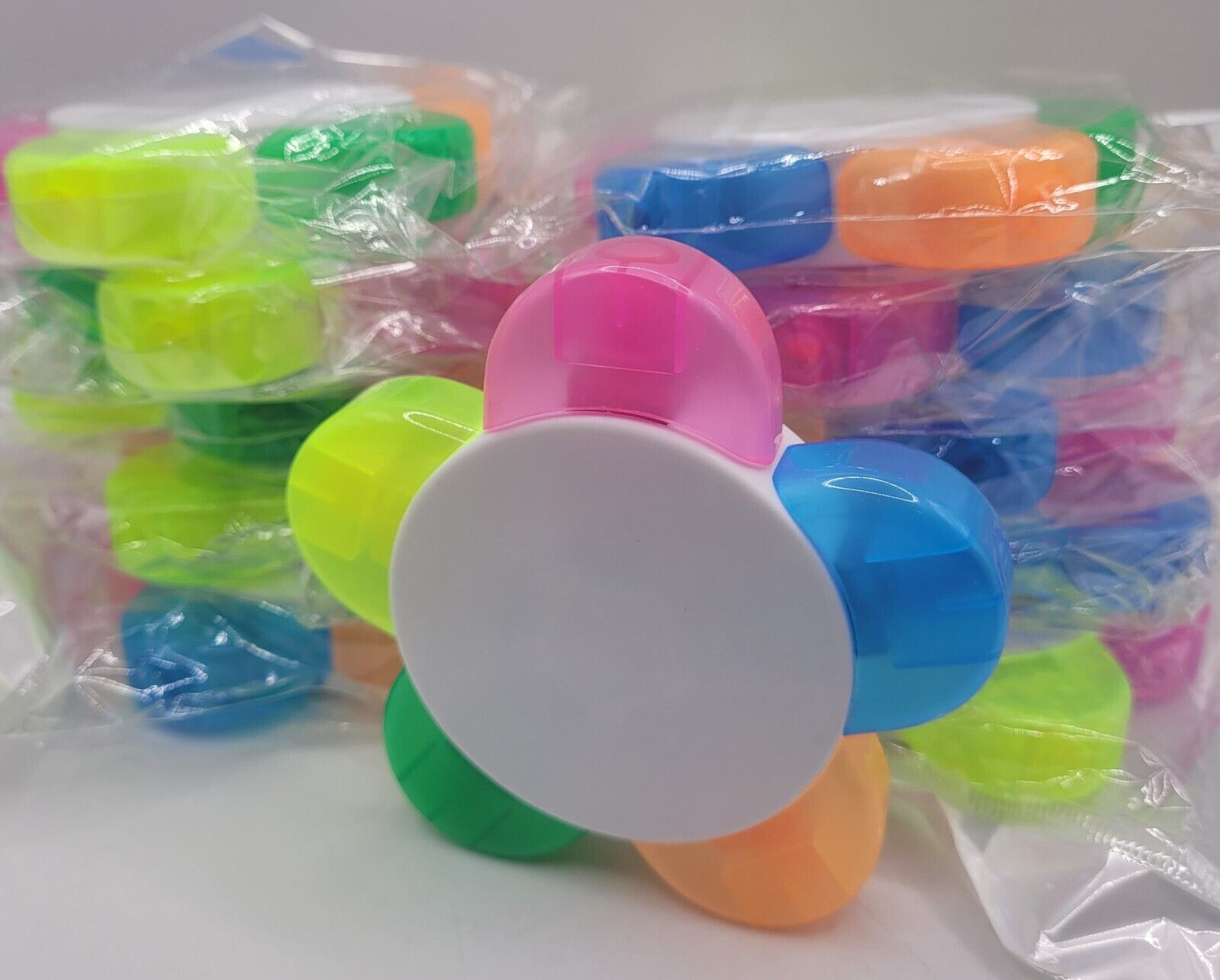 20 PACK Petals Highlighters- Multi Colors, Flower Shape Watercolor Markers NEW