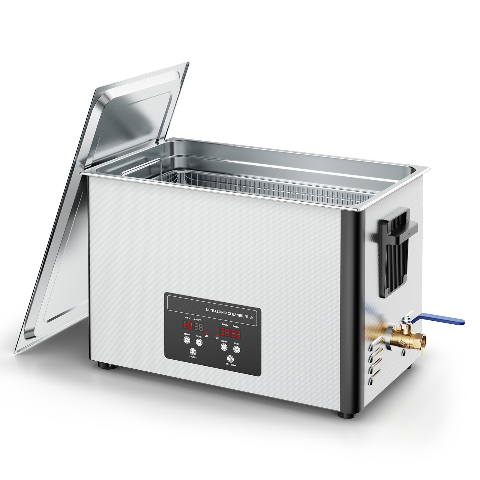 Uimoso 30L Ultrasonic Cleaner with Digital Timer & Heater Jewelry Cleaner 480W