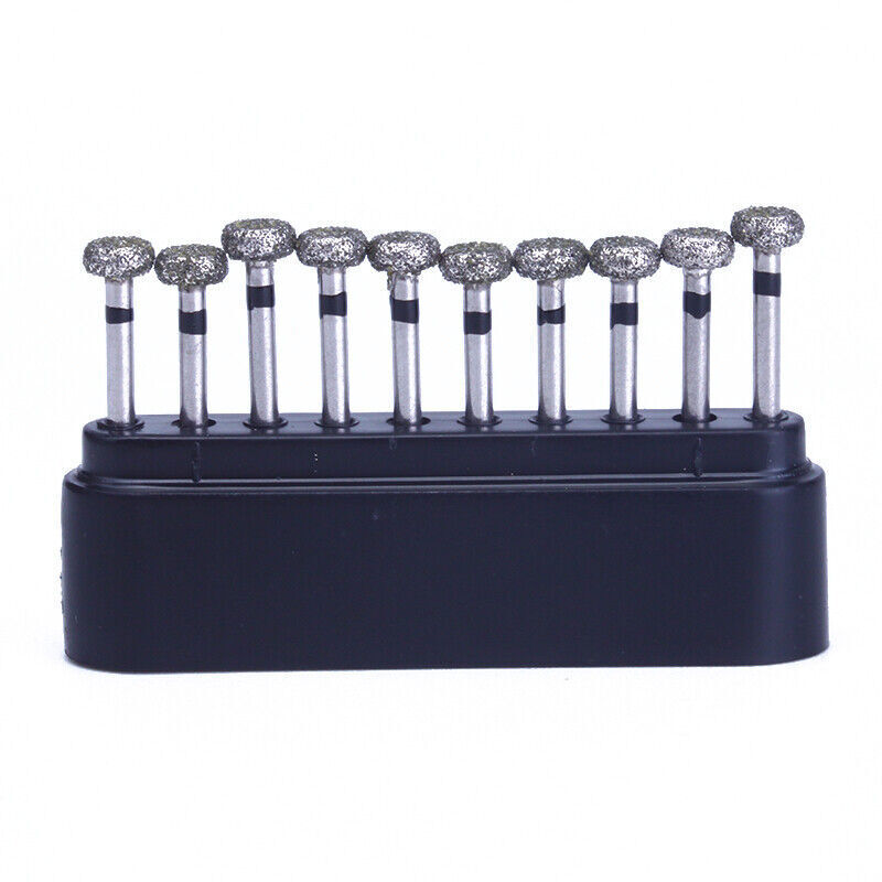 10pcs AZDENT Dental Diamond Bur Super Coarse For High Speed Handpiece Polishers
