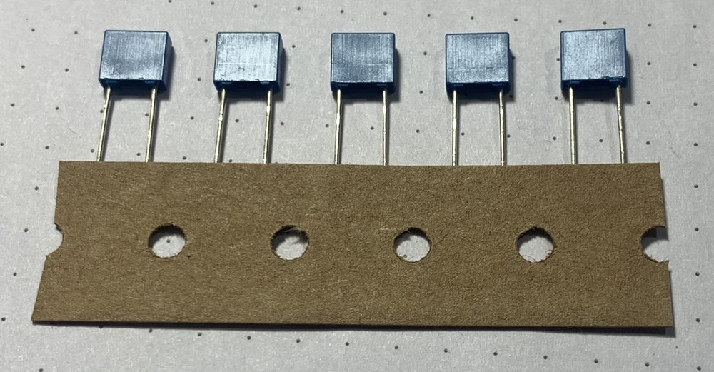 .1 µF, 10%, 100 Volt, Polyester (PET) Metalized Film Capacitor, Radial, 5 Each