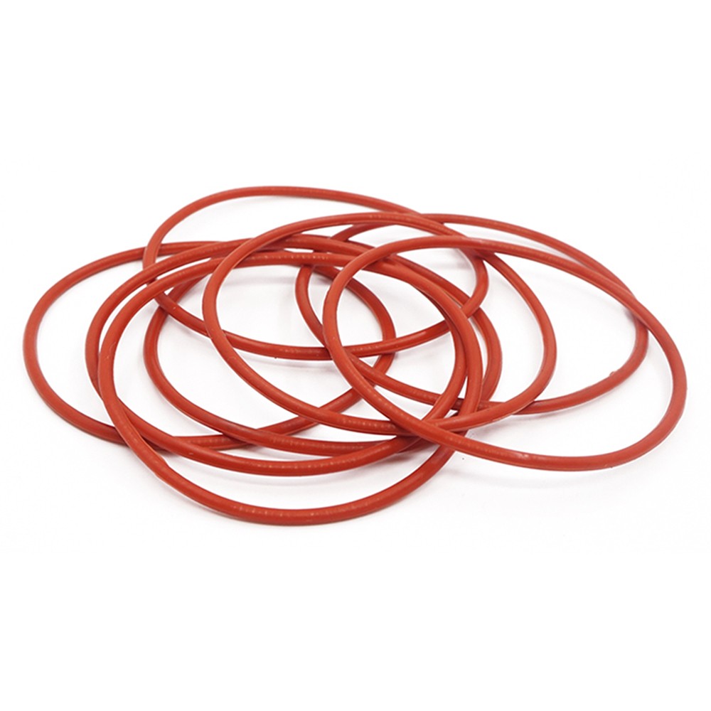 Silicone Rubber O Rings Metric Food Grade 3mm Cross Section 4mm-64mm ID O Ring