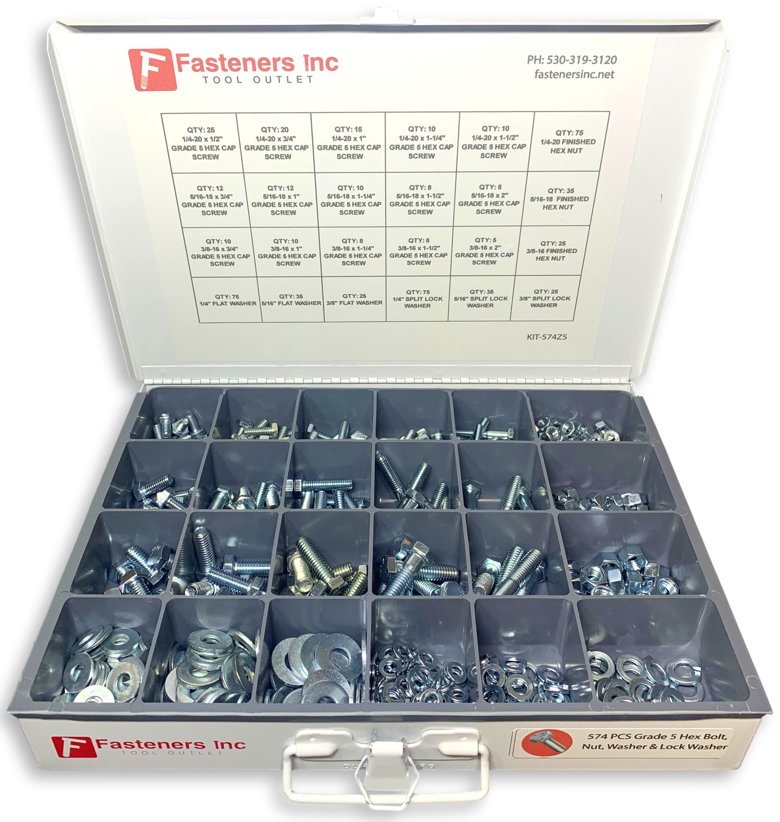 7/8-9 Hex Bolt Zinc Plated Grade 5 Cap Screw Coarse (All Lengths & Qtys)
