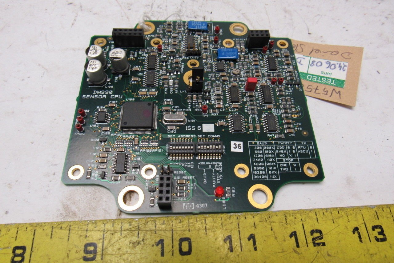 PCME Ltd. DM990 W5750-011 CPU Sensor Circuit Board For Stack 990 Particle Sensor
