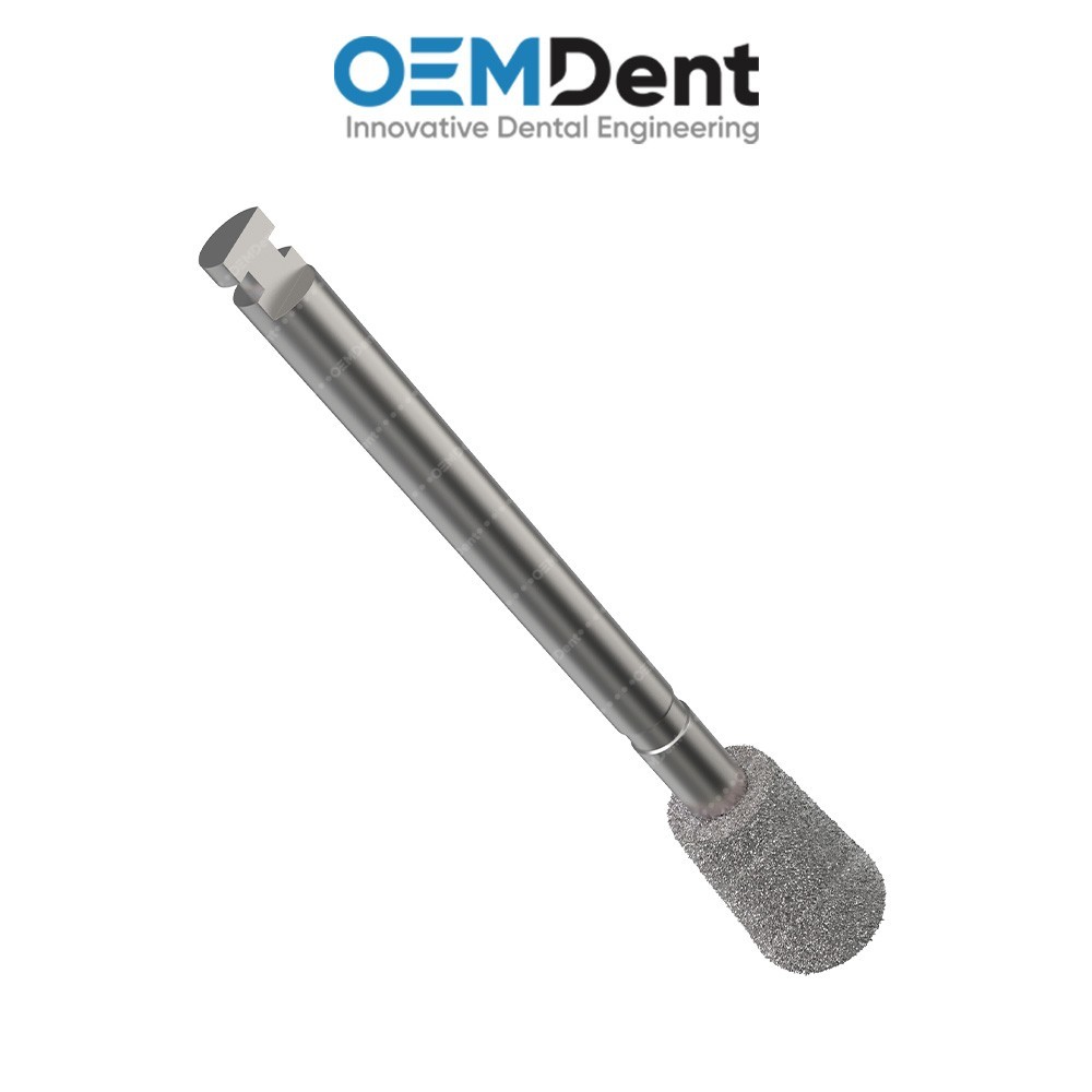 Dental Diamond Inverted Cone Bur Round End RA Latch Type Ø3.8mm Rotary Tool