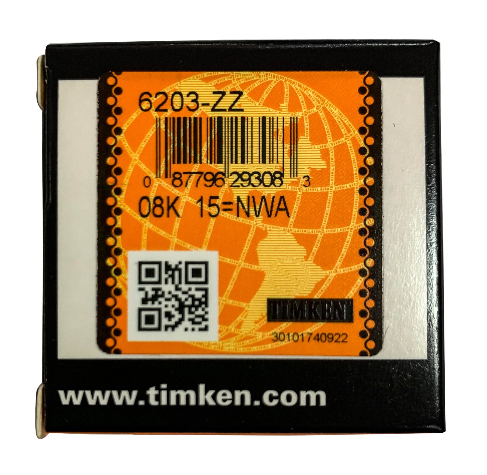 New 2 PACK 6203-2Z 17X40X12MM TIMKEN Double Metal Sealed Bearings Free Shipping