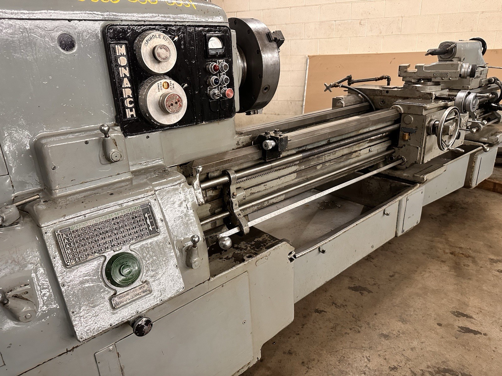 Monarch 24”x80” Engine Lathe- See Video link in the description