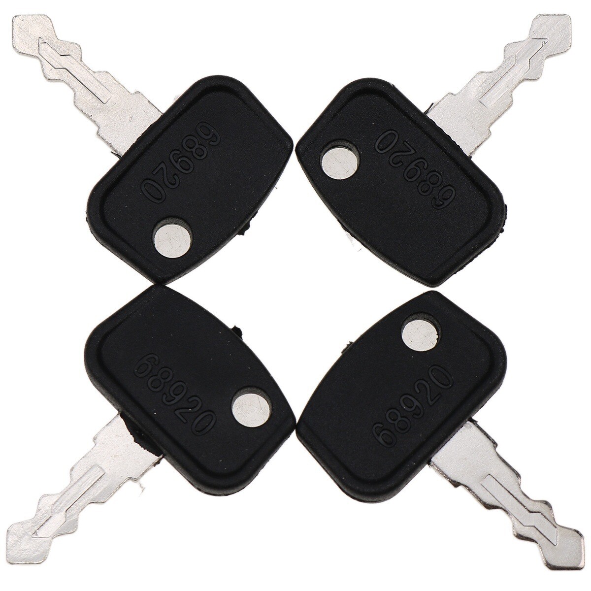 4Pcs Keys 68920 For Kubota B, BX, F, GR, ZD, ZG and ZP series Mowers and UTV’s