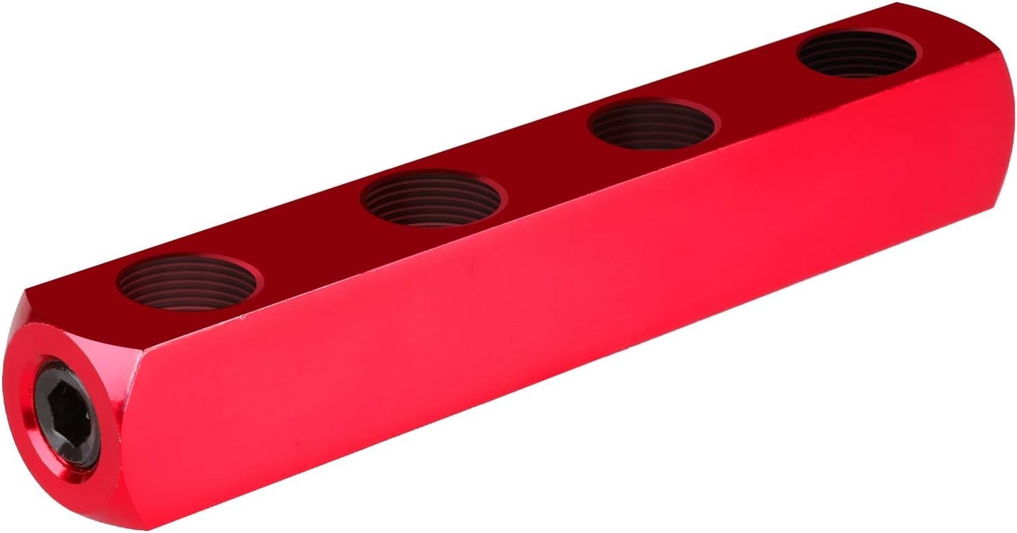 Aluminum Pneumatic Air Manifold – 5 Ports, Lightweight & Corrosion Resistant