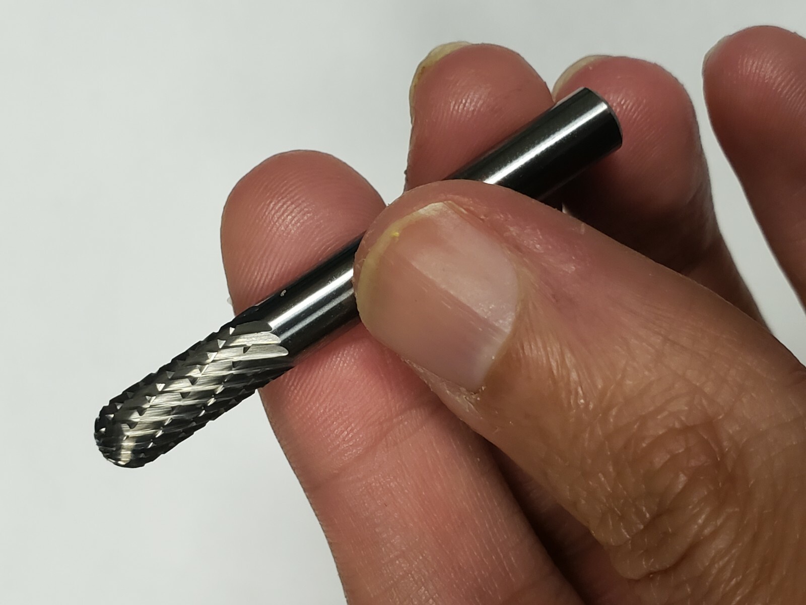 SC1D Cylindrical Cut Tungsten Carbide Burr Bur Cutting Tool Die Grinder Bit 1/4″