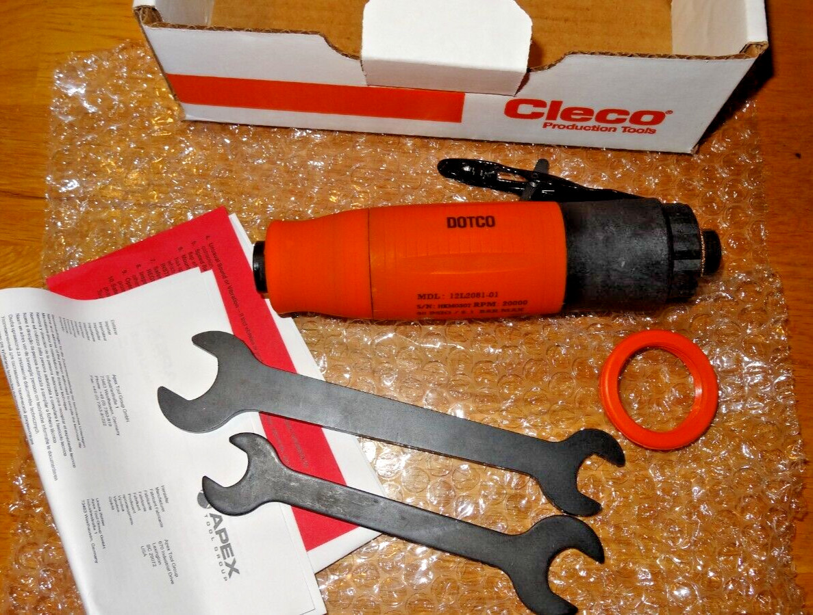 GREAT PRICE! NIB DOTCO 12L2081-01 Inline die grinder 20,000 RPM. LOCZZA