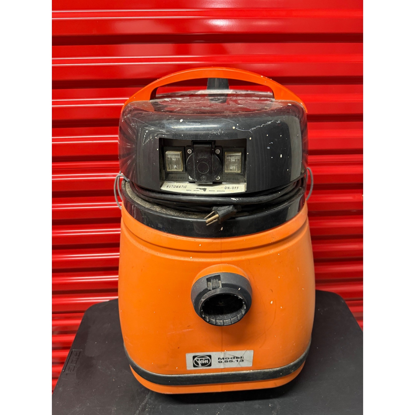 Fein 9.55.13 Turbo II Wet Dry Shop Vacuum 1000W 9.5A Automatic Tool Start Italy