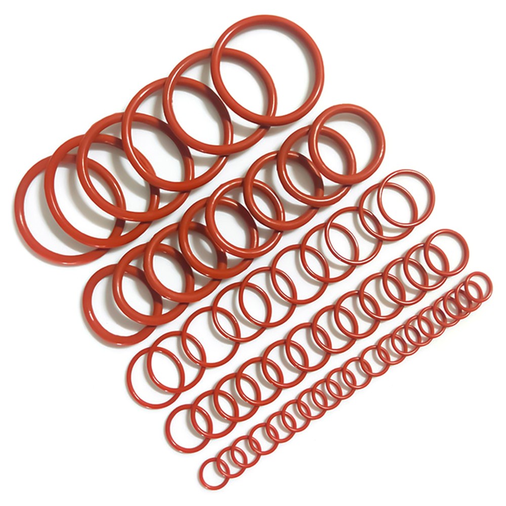 Silicone Rubber O Rings Metric Food Grade 3mm Cross Section 4mm-64mm ID O Ring
