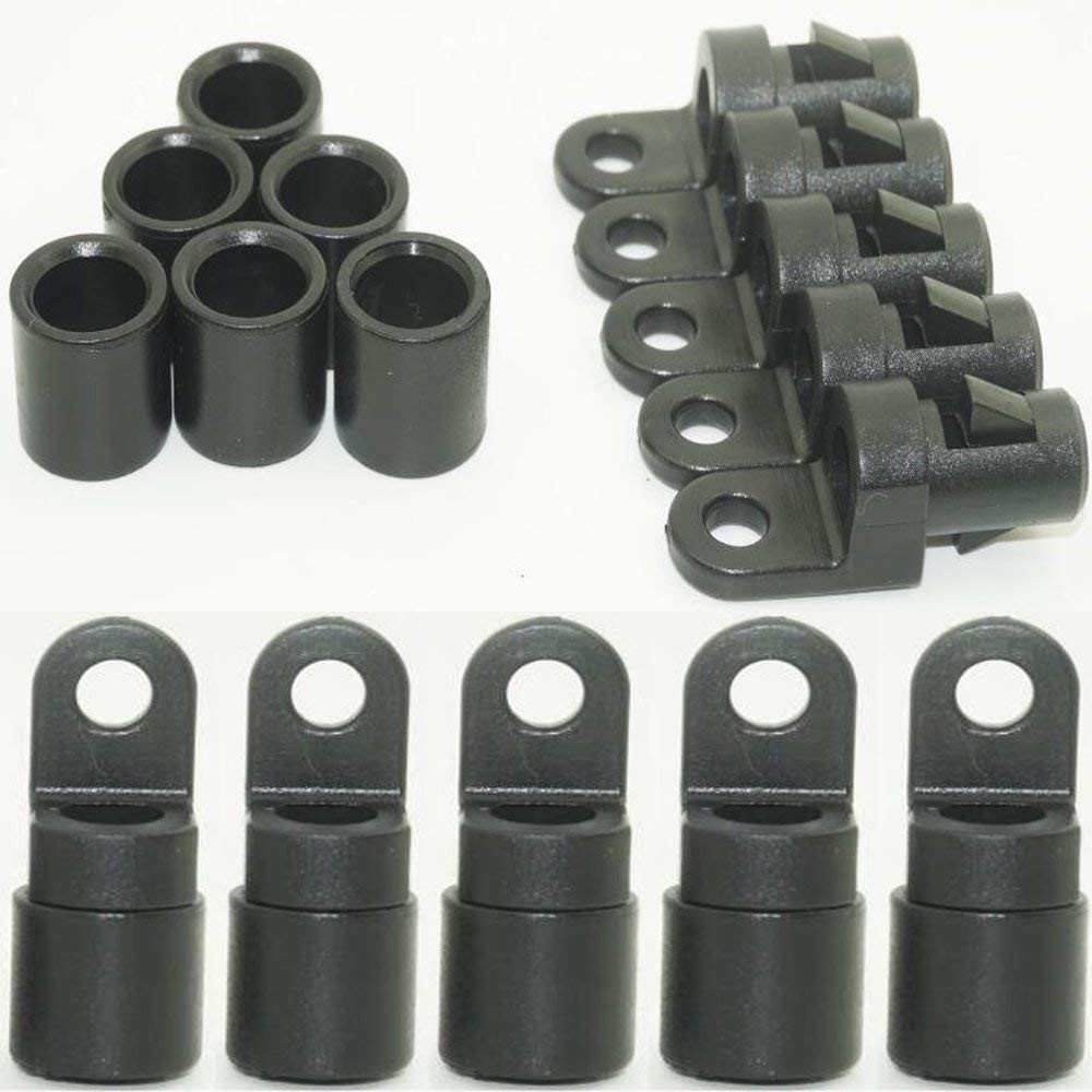 Rope Terminal 1/4″ Pack of 30 UV Protected Tabbed End for Kayaks Canoe Rafting