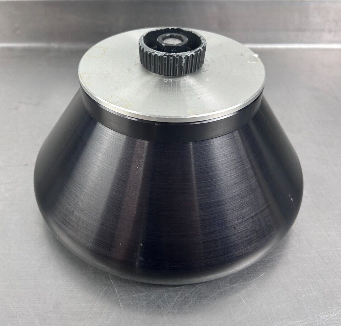 Beckman Centrifuge Rotor, JA-20, Fixed Angle, 8 x 50mL, 20,000 rpm | Pre-Owned
