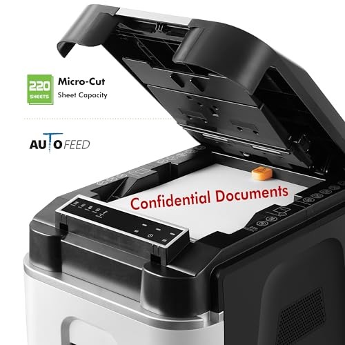 Aurora 220-Sheet Micro-Cut Shredder P-5