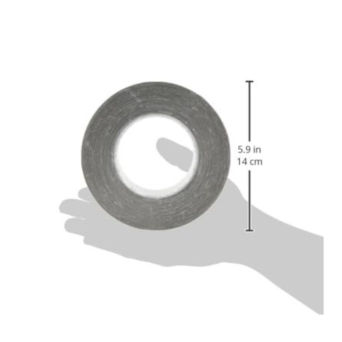 TapeCase 423-5BNC UHMW Polyethylene Film Tape Black 2in x 5yds Slick Non-Stick