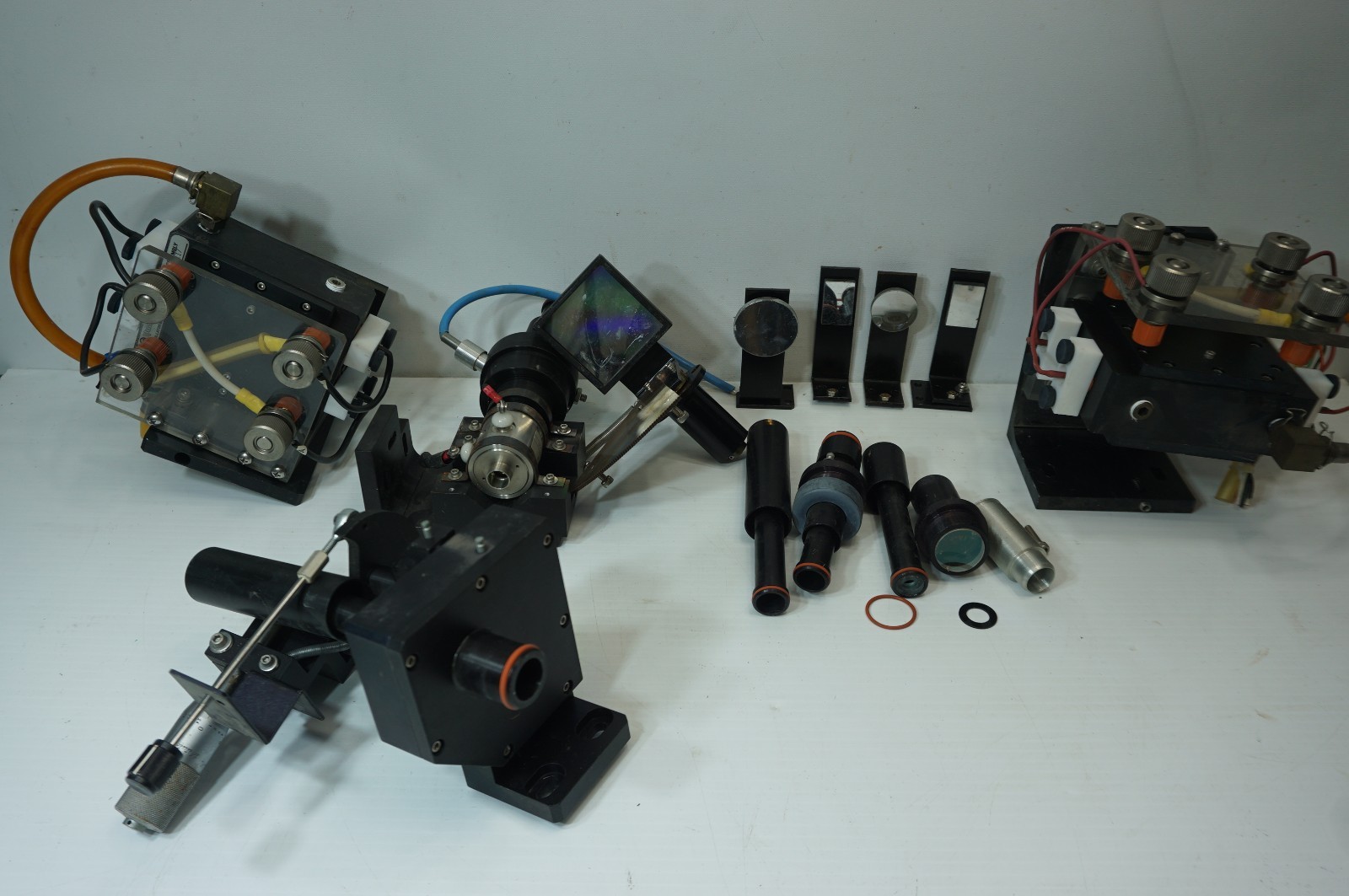 QUANTA-RAY YAG Laser Parts, Lasermetrics, Oscillator amplifier, mirrors, etc.