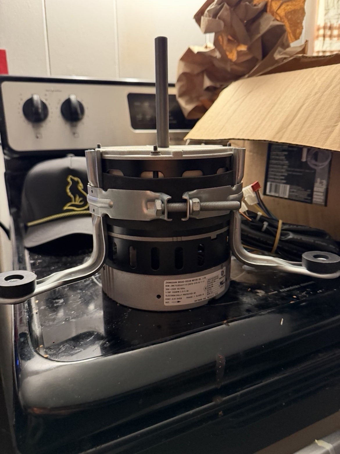 OEM variable-speed 1/2 HP programmable ECM blower motor