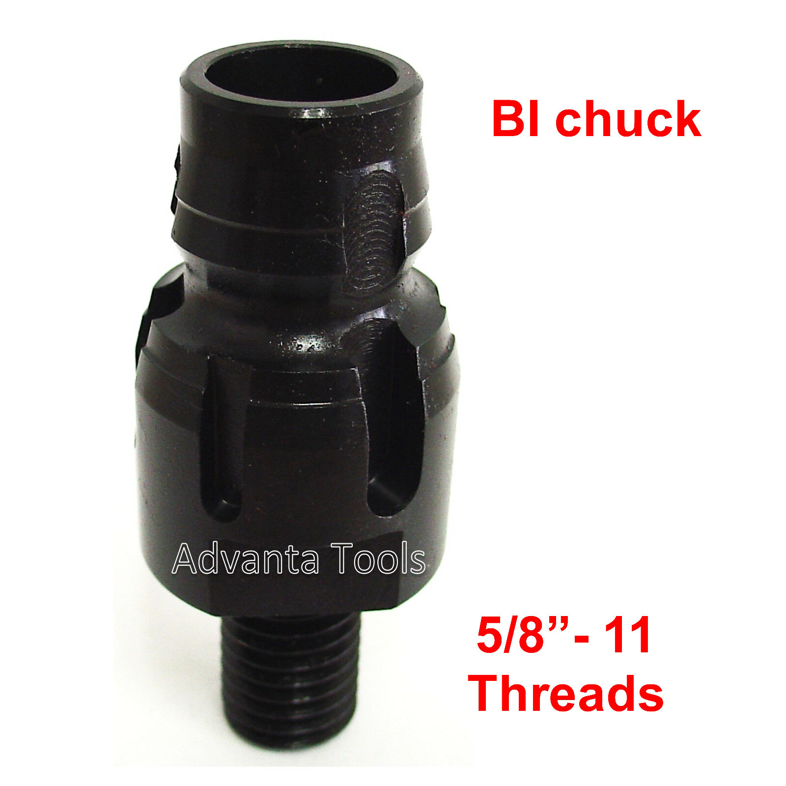 Hilti Core Drill Adapter – Convert 6 Slot BI Chuck to BT (5/8”-11) Male Threads