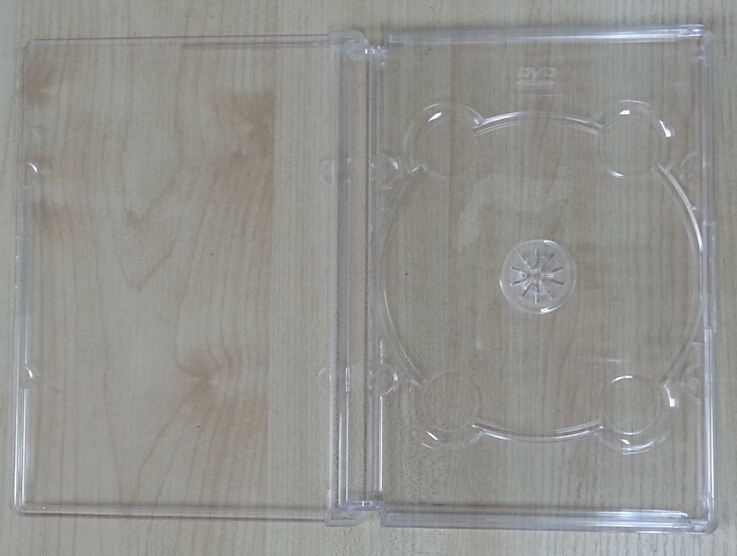 5 PCS SUPER JEWEL BOX KING DVD CASE W DVD LOGO, SUPER CLEAR SF11